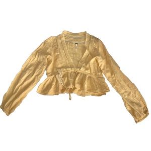 Free People Long Sleeve Blouse